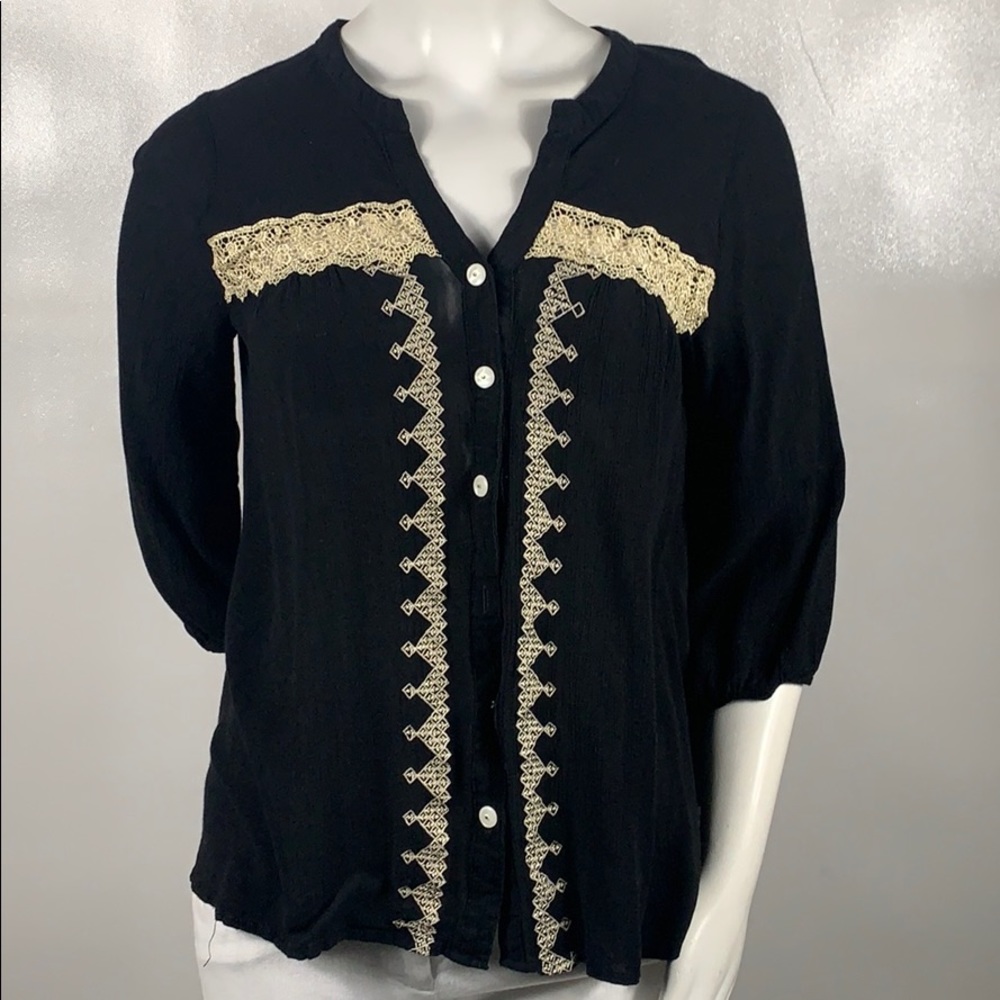 3FOR$20 Poema Black Top Size: L